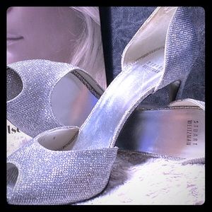 Stuart Weitzman Divorcee Peep Toe D-orsay Pumps